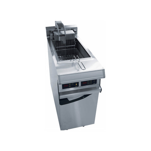 Friteuse électrique 1 cuve de 20L sur placard 400x836x900mm